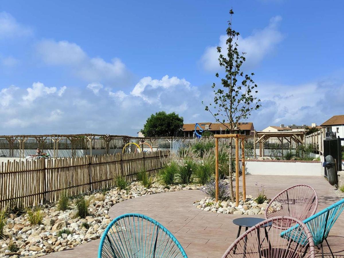 T2 4 Pers Le Barcares Rdc Piscine Parking Animaux - Fr-1-195-68 Apartment Exterior photo